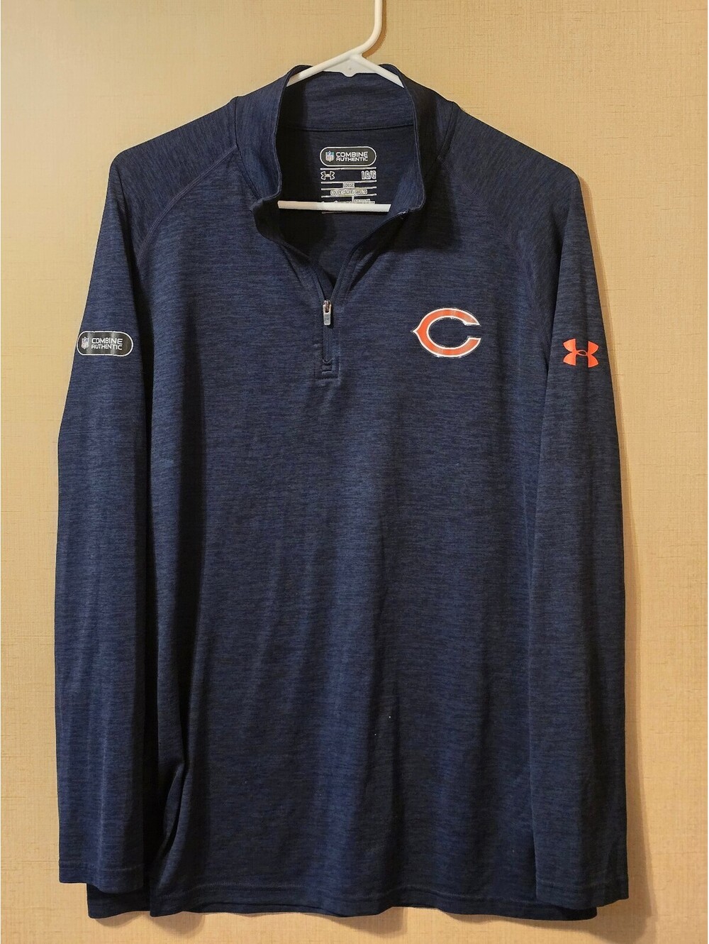 Under Armour Chicago Bears NFL Combine Quarter-Zip – Men's Large